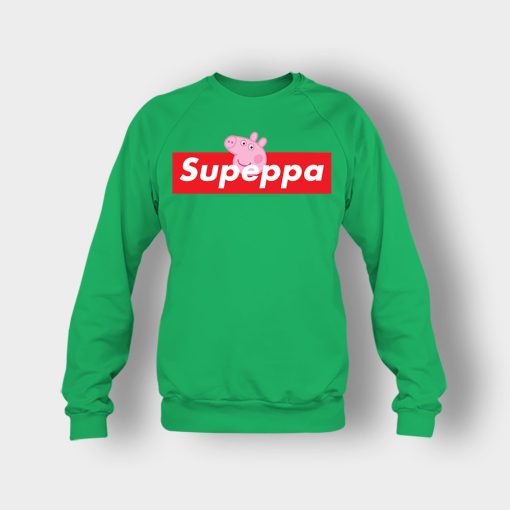 Supreme-Peppa-Pig-Supeppa-Crewneck-Sweatshirt-Irish-Green