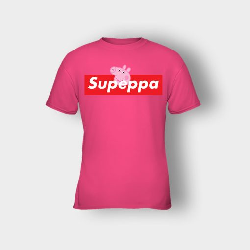 Supreme-Peppa-Pig-Supeppa-Kids-T-Shirt-Heliconia
