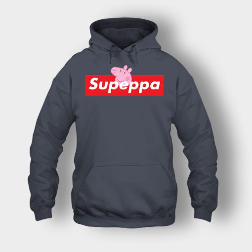 Supreme-Peppa-Pig-Supeppa-Unisex-Hoodie-Dark-Heather