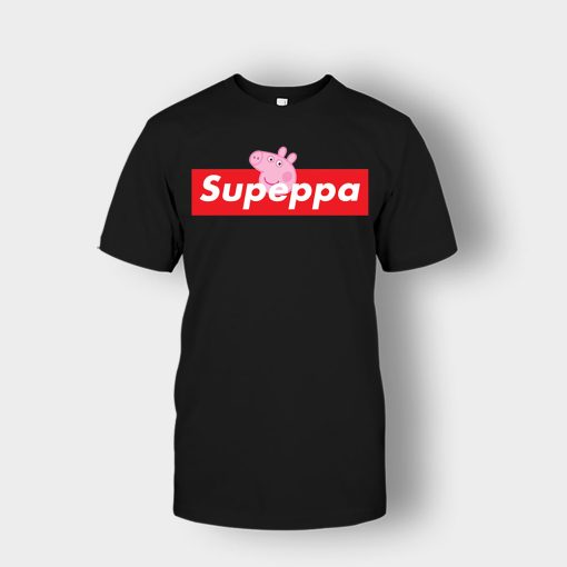 Supreme-Peppa-Pig-Supeppa-Unisex-T-Shirt-Black