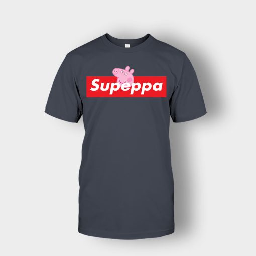 Supreme-Peppa-Pig-Supeppa-Unisex-T-Shirt-Dark-Heather