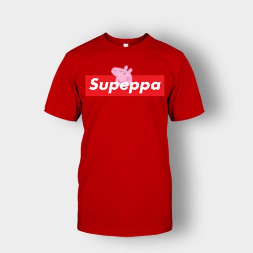 Supreme-Peppa-Pig-Supeppa-Unisex-T-Shirt-Red