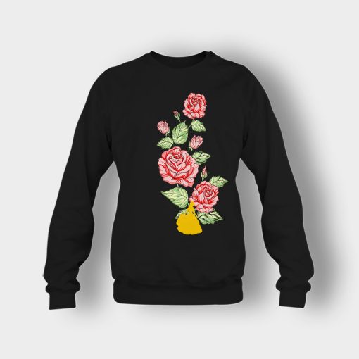 Tangled-Flower-Disney-Crewneck-Sweatshirt-Black