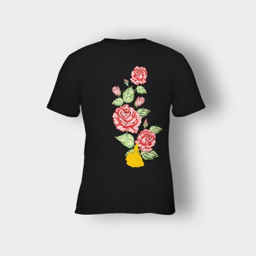 Tangled-Flower-Disney-Kids-T-Shirt-Black