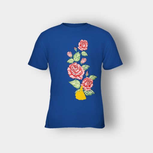 Tangled-Flower-Disney-Kids-T-Shirt-Royal