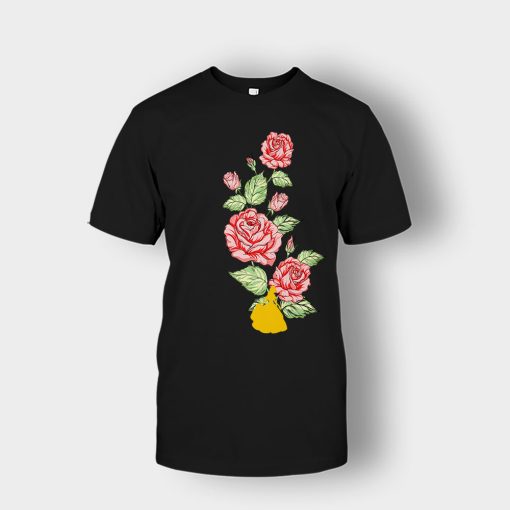 Tangled-Flower-Disney-Unisex-T-Shirt-Black