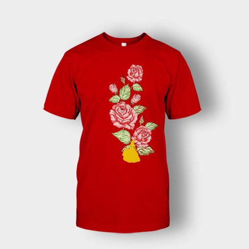 Tangled-Flower-Disney-Unisex-T-Shirt-Red