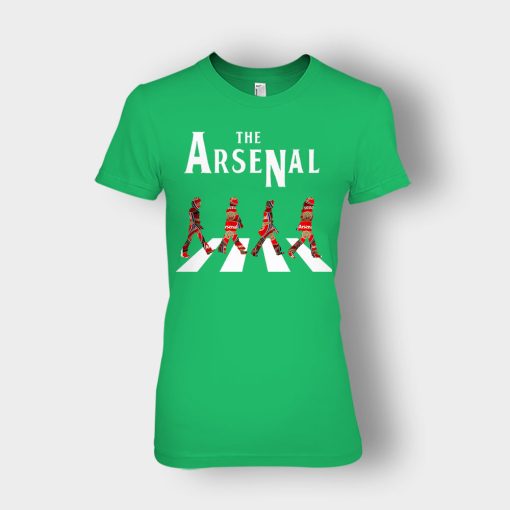 The-Arsenal-The-Beatles-Abbey-Road-Ladies-T-Shirt-Irish-Green