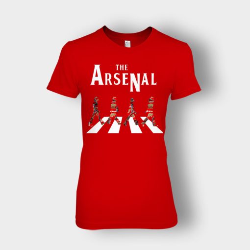 The-Arsenal-The-Beatles-Abbey-Road-Ladies-T-Shirt-Red