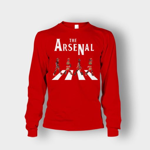 The-Arsenal-The-Beatles-Abbey-Road-Unisex-Long-Sleeve-Red