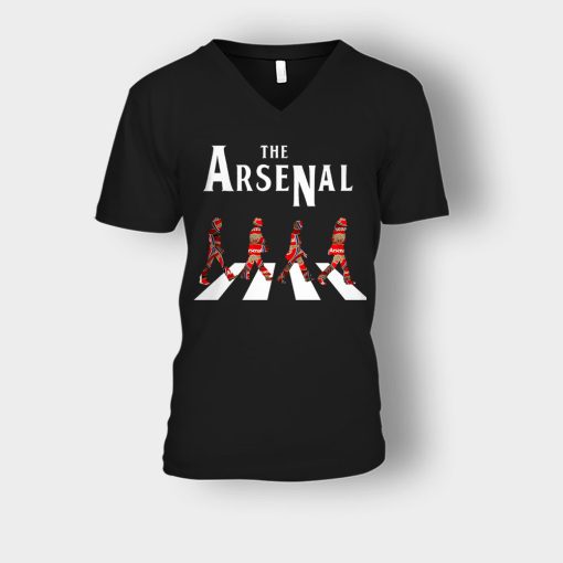 The-Arsenal-The-Beatles-Abbey-Road-Unisex-V-Neck-T-Shirt-Black