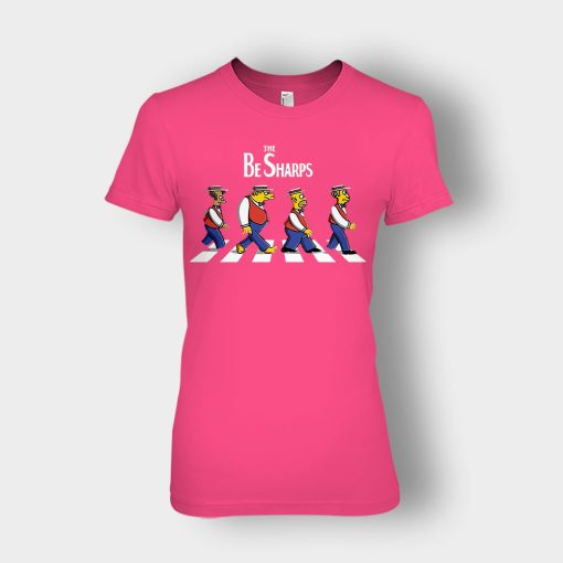 The-Be-Sharps-Crosswalk-The-Beatles-parody-Ladies-T-Shirt-Heliconia