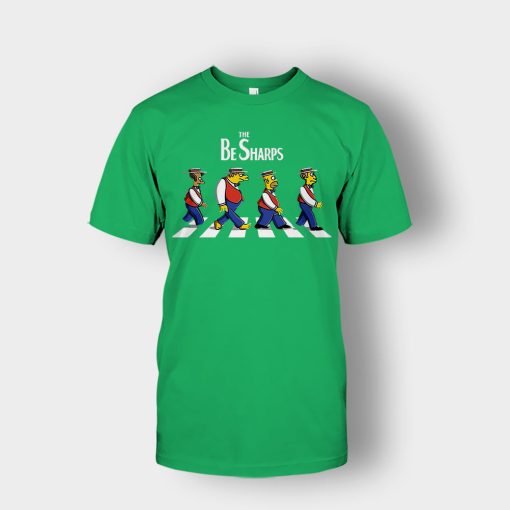 The-Be-Sharps-Crosswalk-The-Beatles-parody-Unisex-T-Shirt-Irish-Green