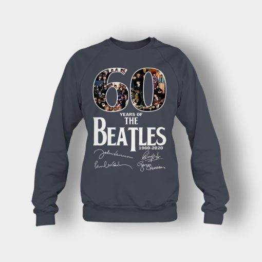 The-Beatles-60th-Anniversary-1960-2020-Signature-Crewneck-Sweatshirt-Dark-Heather