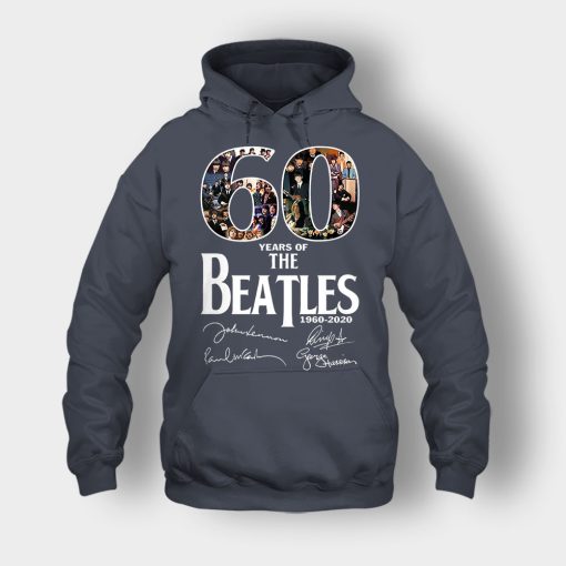 The-Beatles-60th-Anniversary-1960-2020-Signature-Unisex-Hoodie-Dark-Heather