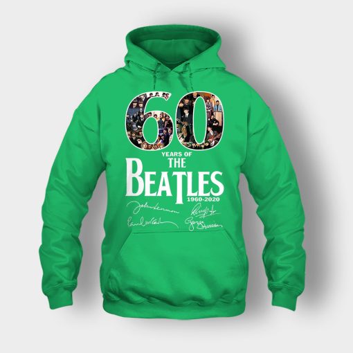 The-Beatles-60th-Anniversary-1960-2020-Signature-Unisex-Hoodie-Irish-Green