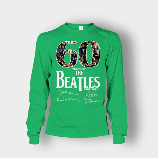 The-Beatles-60th-Anniversary-1960-2020-Signature-Unisex-Long-Sleeve-Irish-Green