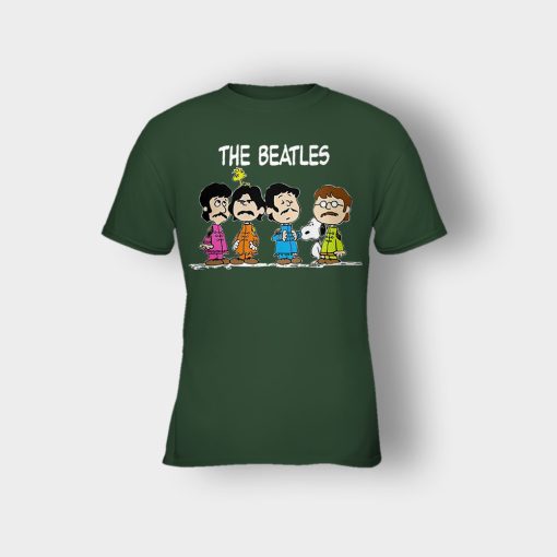 The-Beatles-And-Snoopy-Kids-T-Shirt-Forest