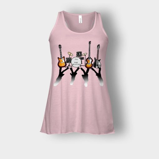 The-Beatles-And-Their-Instruments-Bella-Womens-Flowy-Tank-Light-Pink