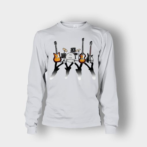 The-Beatles-And-Their-Instruments-Unisex-Long-Sleeve-Ash