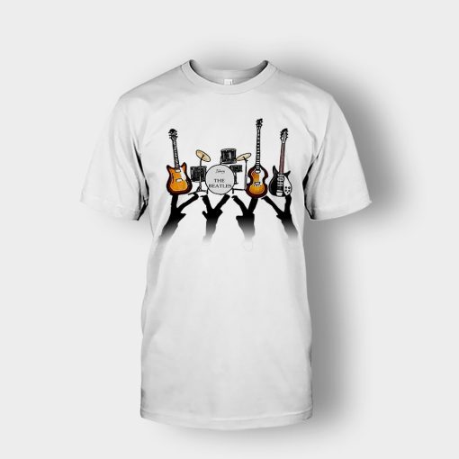 The-Beatles-And-Their-Instruments-Unisex-T-Shirt-White