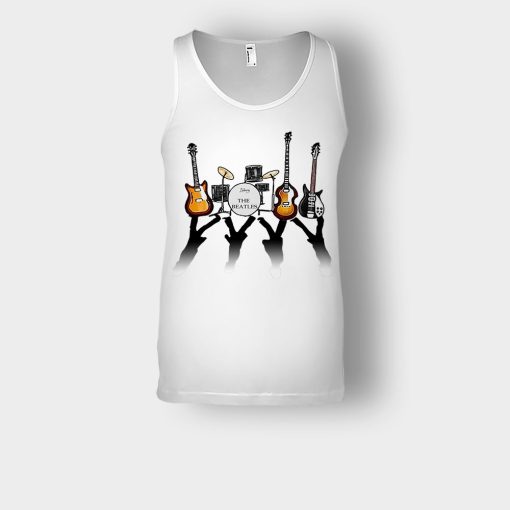 The-Beatles-And-Their-Instruments-Unisex-Tank-Top-White