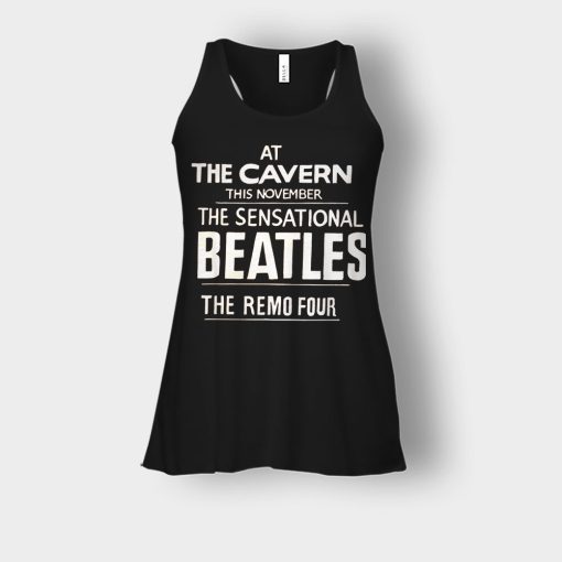 The-Beatles-At-the-Cavern-This-November-The-Sensational-Beatles-The-Remo-Four-Bella-Womens-Flowy-Tank-Black