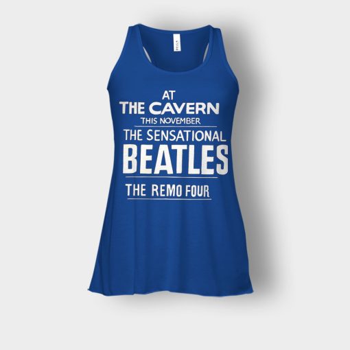 The-Beatles-At-the-Cavern-This-November-The-Sensational-Beatles-The-Remo-Four-Bella-Womens-Flowy-Tank-Royal