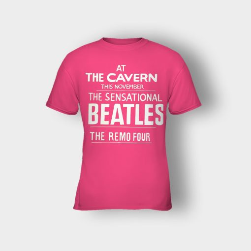 The-Beatles-At-the-Cavern-This-November-The-Sensational-Beatles-The-Remo-Four-Kids-T-Shirt-Heliconia
