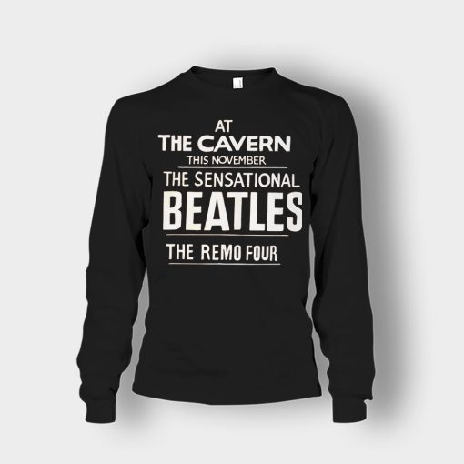 The-Beatles-At-the-Cavern-This-November-The-Sensational-Beatles-The-Remo-Four-Unisex-Long-Sleeve-Black