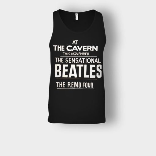 The-Beatles-At-the-Cavern-This-November-The-Sensational-Beatles-The-Remo-Four-Unisex-Tank-Top-Black