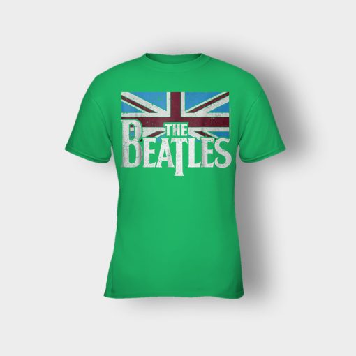 The-Beatles-British-Flag-Kids-T-Shirt-Irish-Green