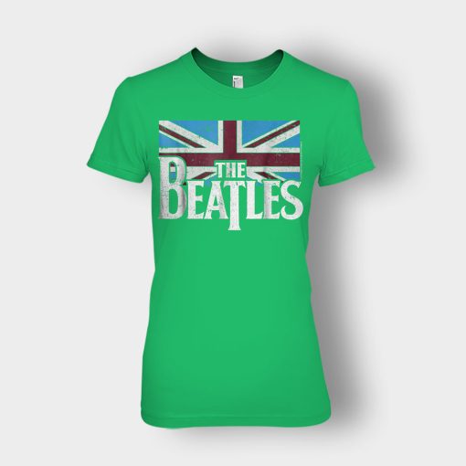 The-Beatles-British-Flag-Ladies-T-Shirt-Irish-Green