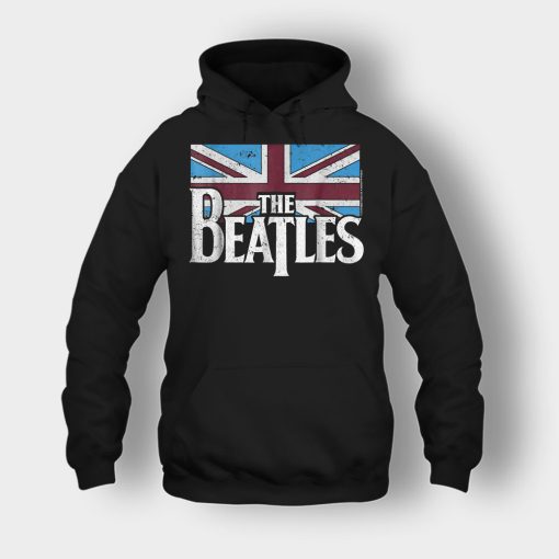 The-Beatles-British-Flag-Unisex-Hoodie-Black