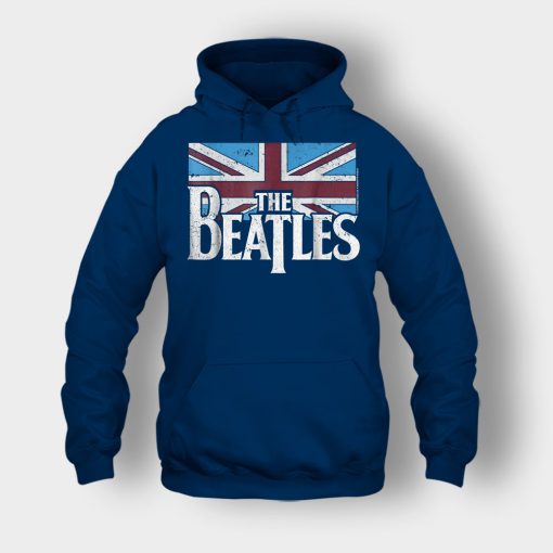 The-Beatles-British-Flag-Unisex-Hoodie-Navy