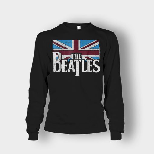 The-Beatles-British-Flag-Unisex-Long-Sleeve-Black