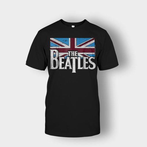 The-Beatles-British-Flag-Unisex-T-Shirt-Black