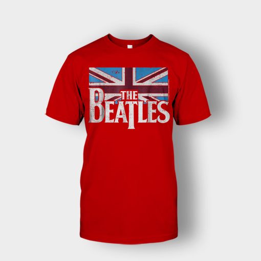 The-Beatles-British-Flag-Unisex-T-Shirt-Red