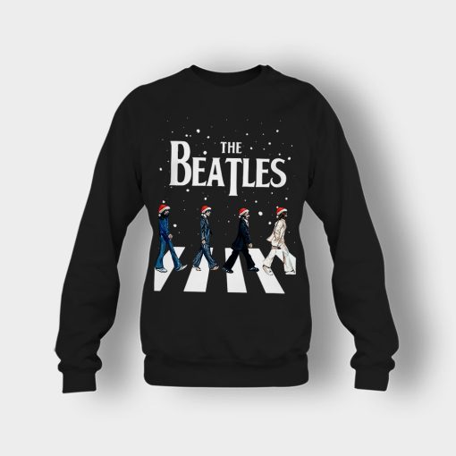 The-Beatles-Golden-Slumbers-Christmas-Crewneck-Sweatshirt-Black