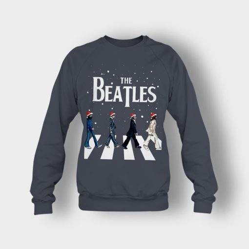 The-Beatles-Golden-Slumbers-Christmas-Crewneck-Sweatshirt-Dark-Heather
