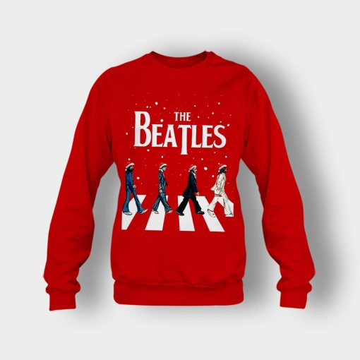 The-Beatles-Golden-Slumbers-Christmas-Crewneck-Sweatshirt-Red
