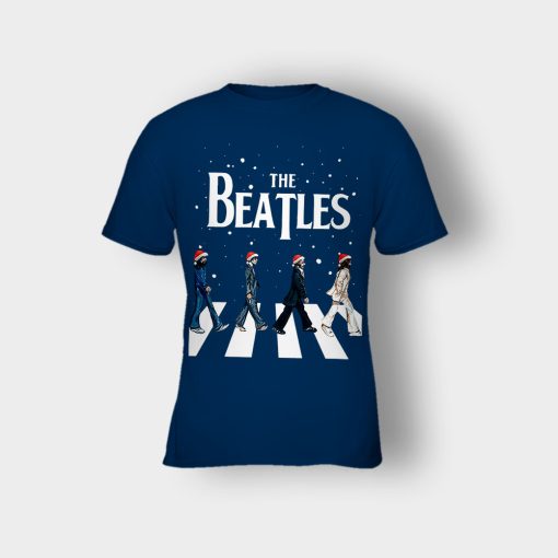 The-Beatles-Golden-Slumbers-Christmas-Kids-T-Shirt-Navy