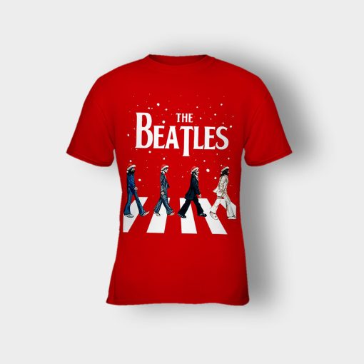 The-Beatles-Golden-Slumbers-Christmas-Kids-T-Shirt-Red