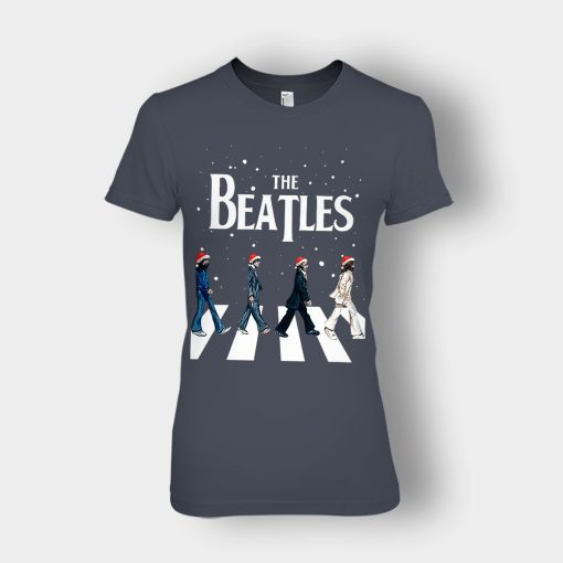 The-Beatles-Golden-Slumbers-Christmas-Ladies-T-Shirt-Dark-Heather