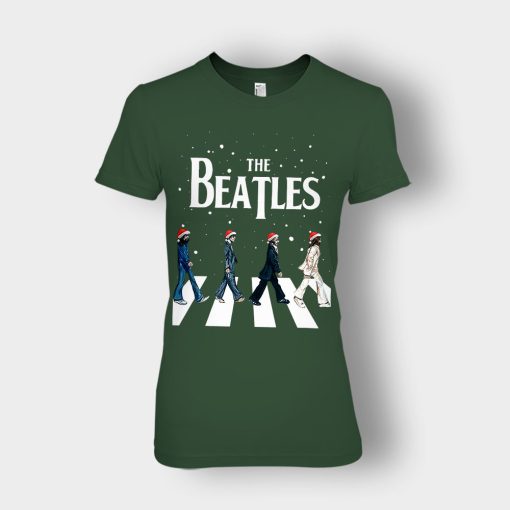 The-Beatles-Golden-Slumbers-Christmas-Ladies-T-Shirt-Forest
