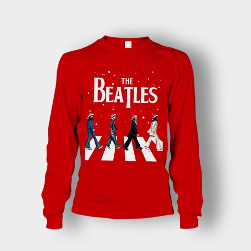 The-Beatles-Golden-Slumbers-Christmas-Unisex-Long-Sleeve-Red