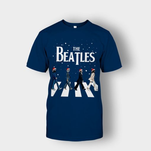 The-Beatles-Golden-Slumbers-Christmas-Unisex-T-Shirt-Navy