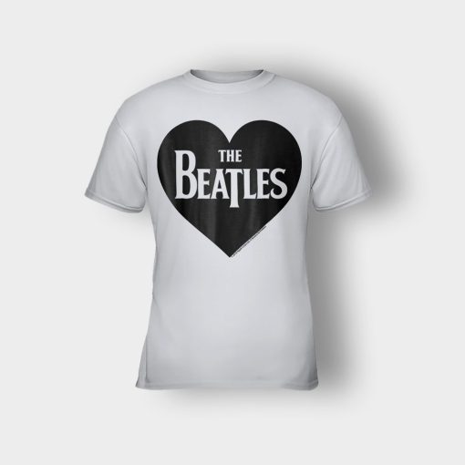 The-Beatles-Heart-Love-The-Beatles-Kids-T-Shirt-Ash