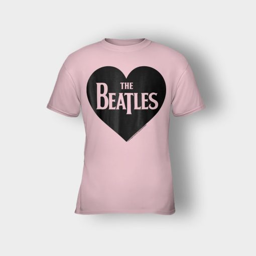The-Beatles-Heart-Love-The-Beatles-Kids-T-Shirt-Light-Pink