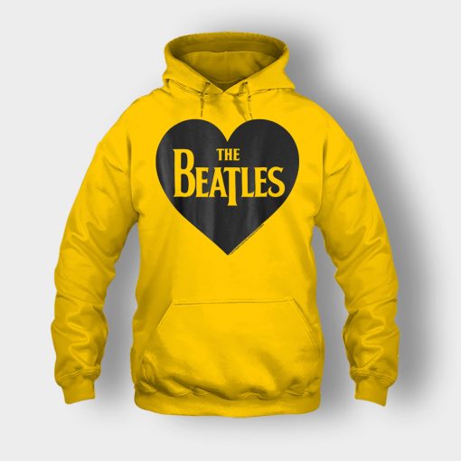 The-Beatles-Heart-Love-The-Beatles-Unisex-Hoodie-Gold